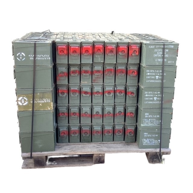 Genuine Military Issue 30 Cal Ammo Cans