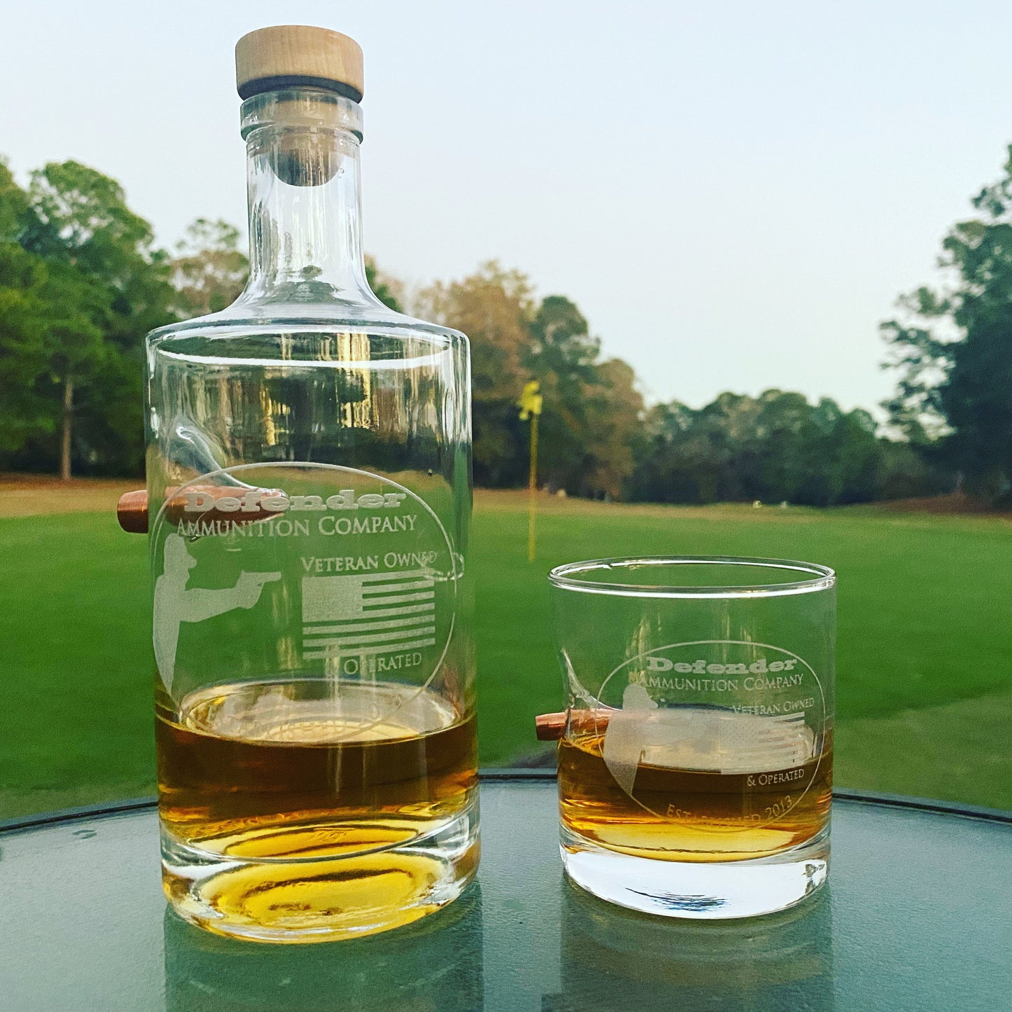 Defender Whiskey Drinker Set